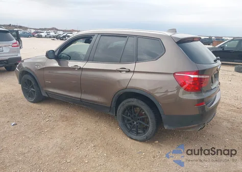 2014 BMW X3 xDrive28I z USA, uszkodzony, nr VIN 5UXWX9C59E0D26535